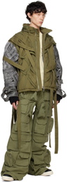 Who Decides War Green Rave Cargo Pants