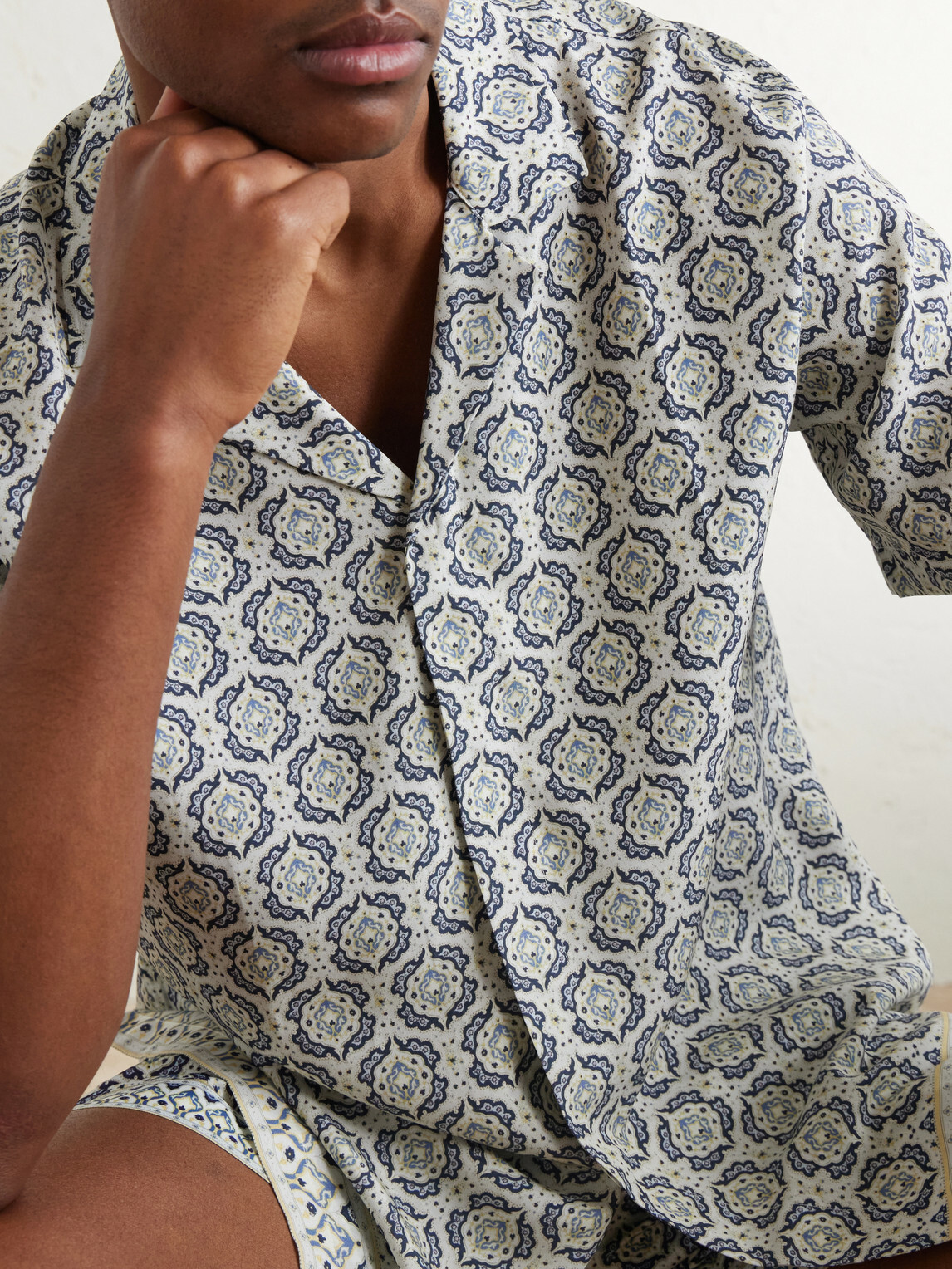 Orlebar Brown - Maitan Passetto Camp-Collar Printed Lyocell Shirt - Neutrals