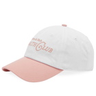 Sporty & Rich Women's Rizzoli Embroidered Cap in White 