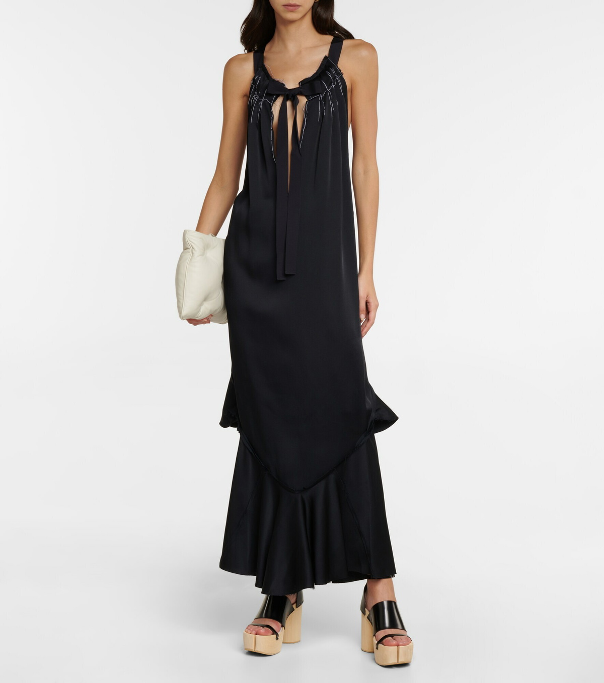 Maison Margiela - Crêpe maxi dress