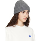 Jil Sander Gray Wool Beanie