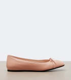 Valentino Garavani VLogo leather ballet flats