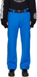 99% IS Blue Bondage Trousers