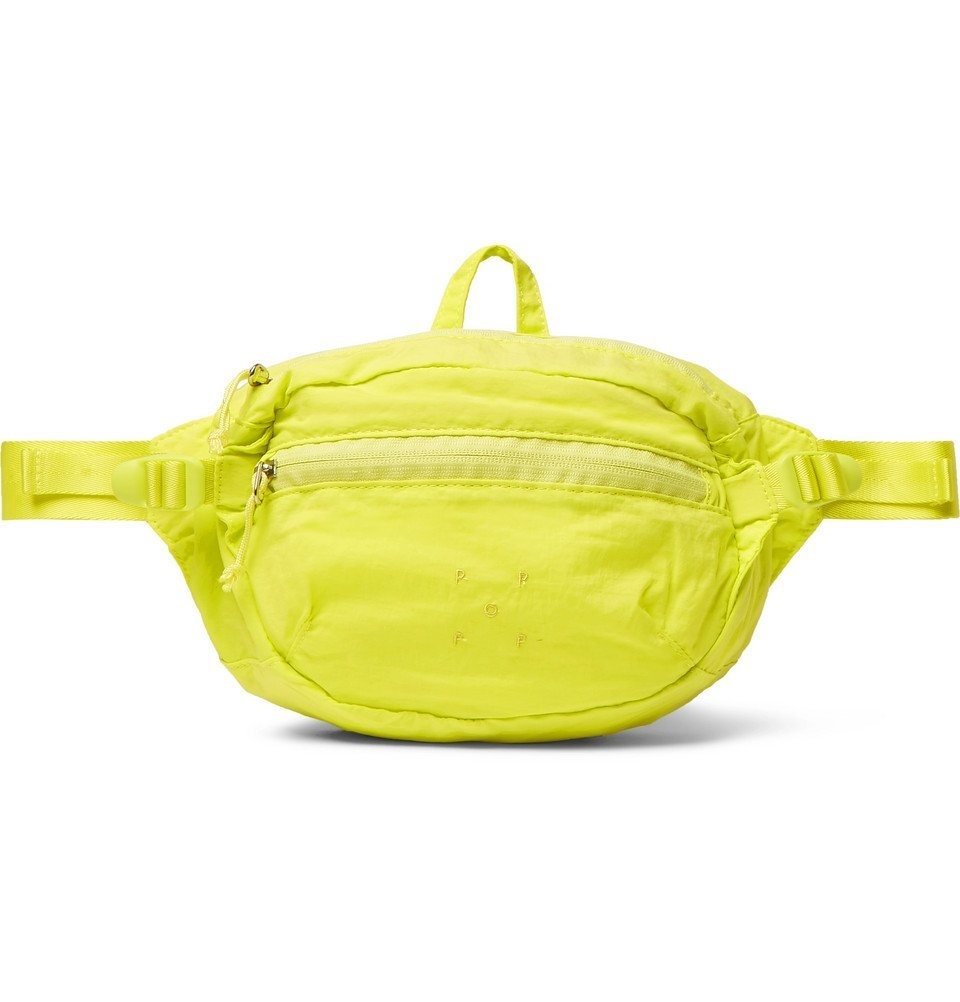 Photo: Pop Trading Company - Shell Belt Bag - Bright yellow