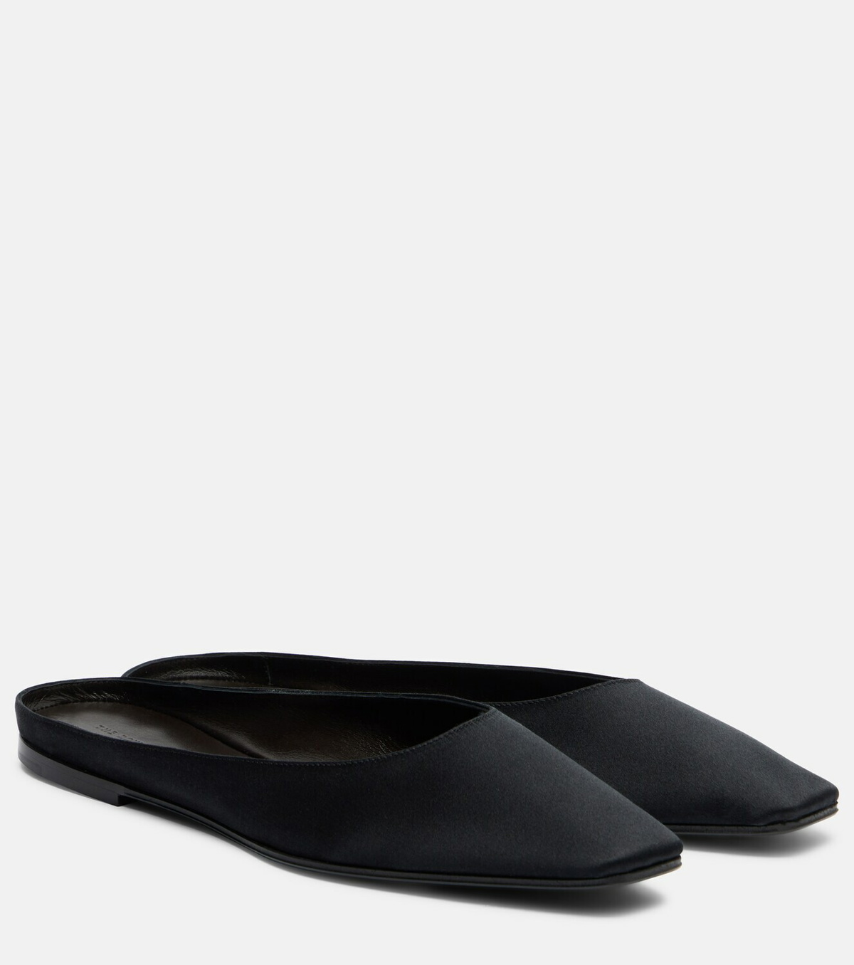 The Row June satin mules