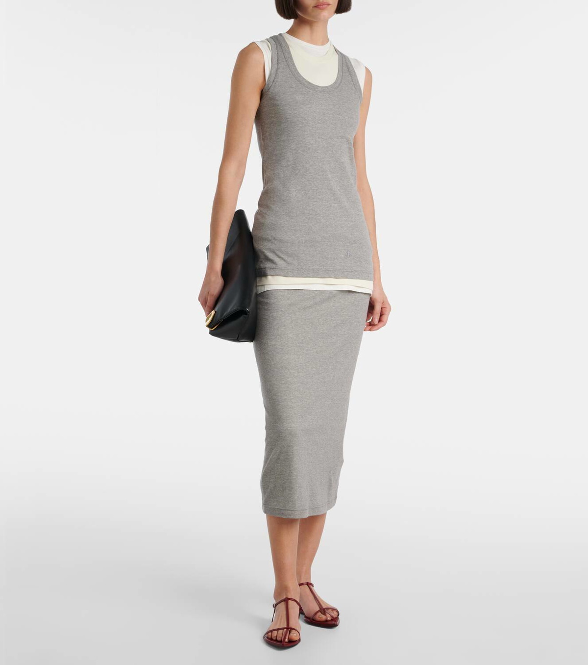 Jil Sander Set of 3 cotton tank tops