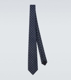 Gucci Double G silk jacquard tie