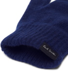 Paul Smith - Colour-Block Wool Gloves - Blue