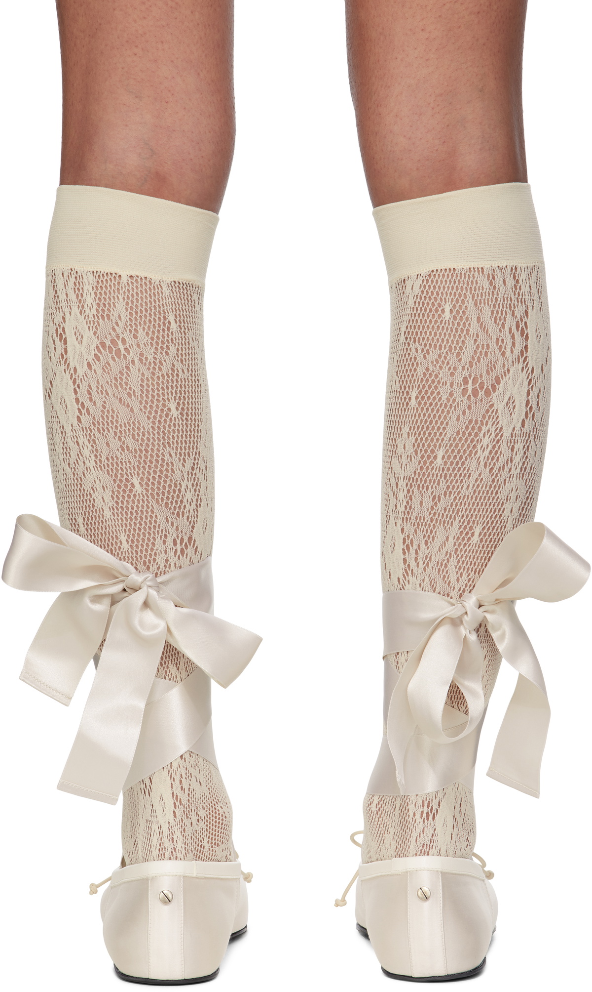 Ann Demeulemeester Off-White Paloma Ballerina Flats