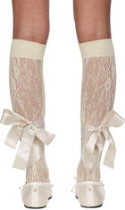 Ann Demeulemeester Off-White Paloma Ballerina Flats