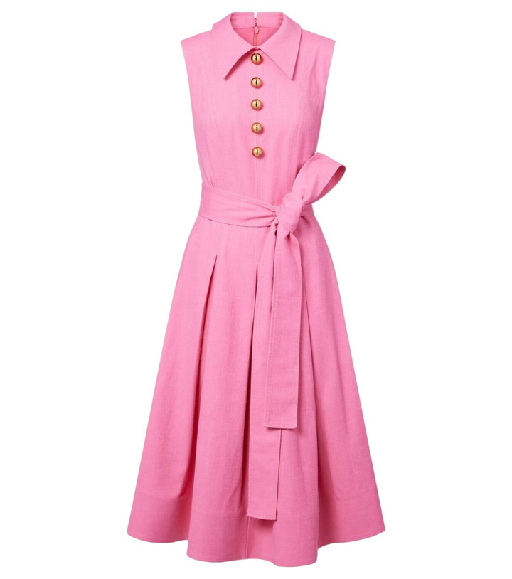 Photo: Carolina Herrera Belted twill midi dress