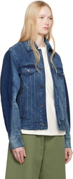 ADER error Blue 1603 Trucker Denim Jacket