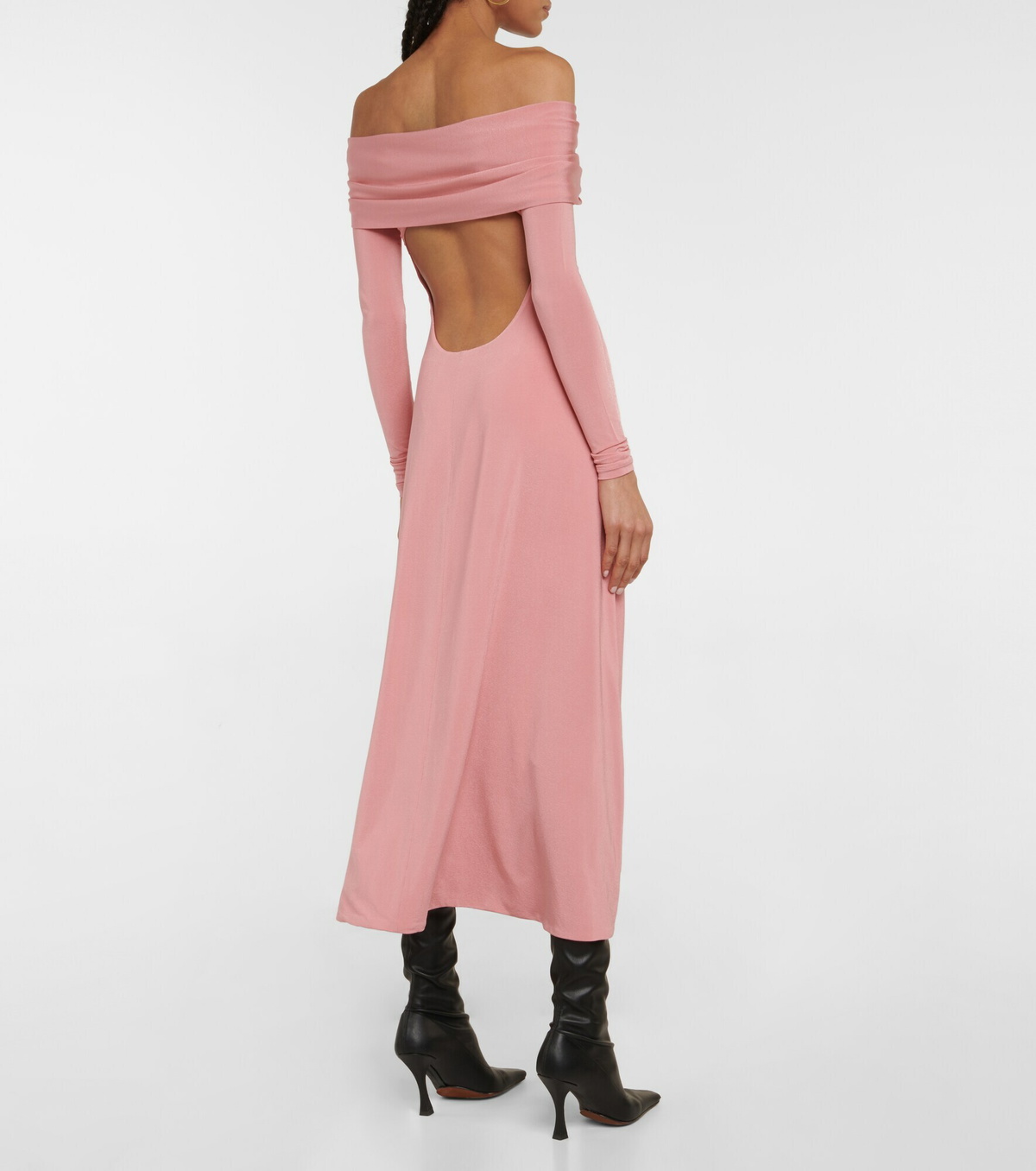 Khaite - Cerna off-shoulder midi dress Khaite