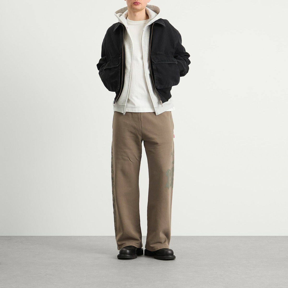 Diesel Men's Kurz Denim Bomber Jacket in Black