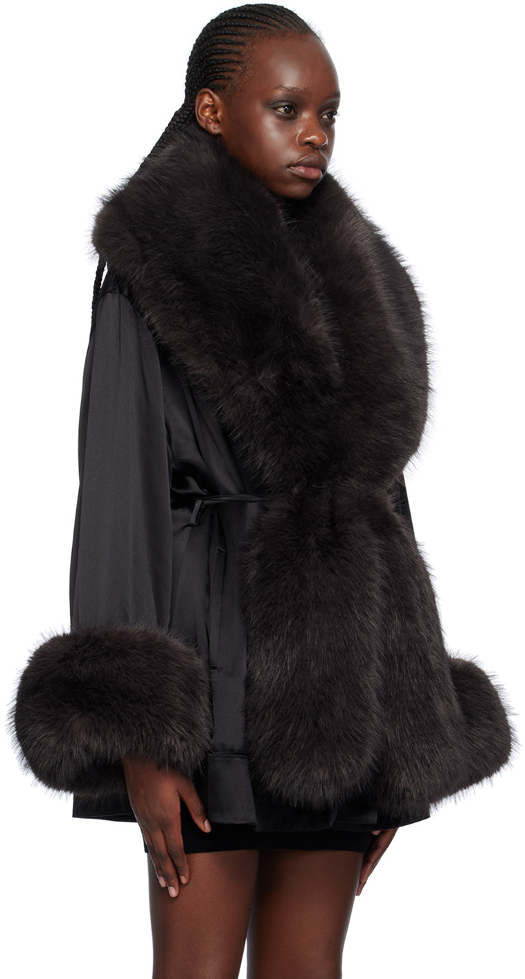 Alexander Wang Black Shawl Lapel Jacket