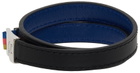 Paul Smith Black Leather Hook Bracelet
