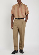 Saint Laurent Striped Satin-twill Shirt Multicoloured 1