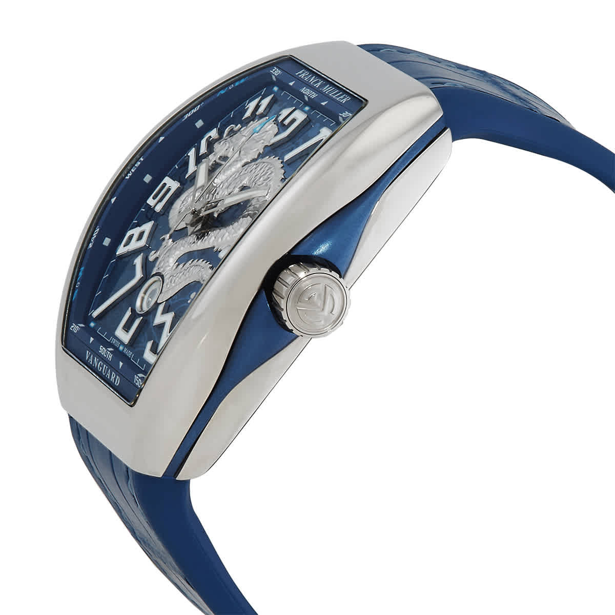Franck Muller Vanguard Automatic Blue Dial Dragon Watch V 45 SC DT DRAGON KING (AC.BL)