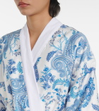 Etro Paisley cotton bathrobe