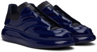 Alexander McQueen Navy Gloss Lux Sneakers