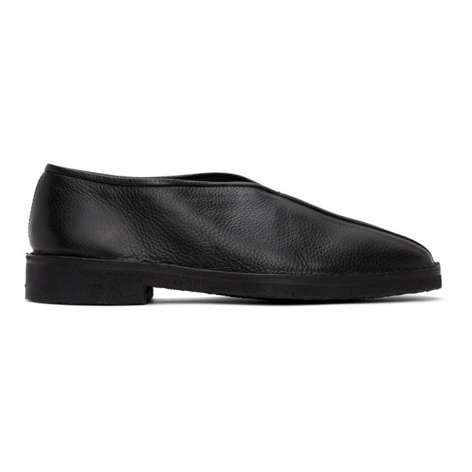Photo: Lemaire SSENSE Exclusive Black Leather Loafer