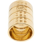 MM6 Maison Margiela Stacked Numeric Ring Set
