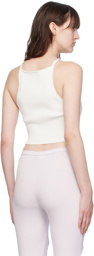 Courrèges White Pointy Tank Top