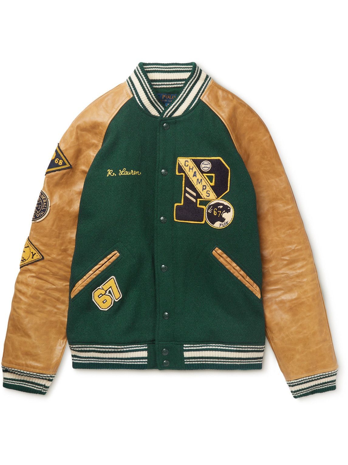 Shop Polo Ralph Lauren Wool-Blend Varsity Jacket