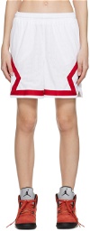 Nike Jordan White Diamond Shorts
