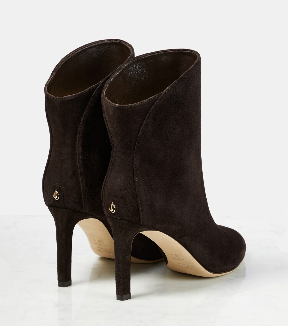Jimmy Choo Karter 85 suede leather ankle boots Jimmy Choo