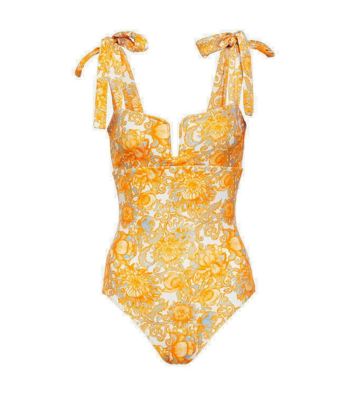 Photo: La DoubleJ Barbarella floral swimsuit