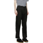 Nanamica Black Wide Chino Trousers