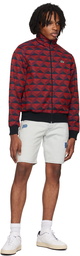 Lacoste Red Robert George Motif Track Jacket