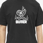 Butter Goods Men's Heart T-Shirt in Black