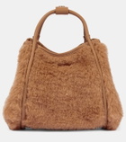 Max Mara Marine Mini teddy tote bag
