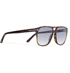 TOM FORD - Shelton Square-Frame Tortoiseshell Acetate Sunglasses - Tortoiseshell
