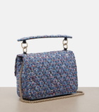 Valentino Garavani Rockstud Spike Medium tweed top-handle bag