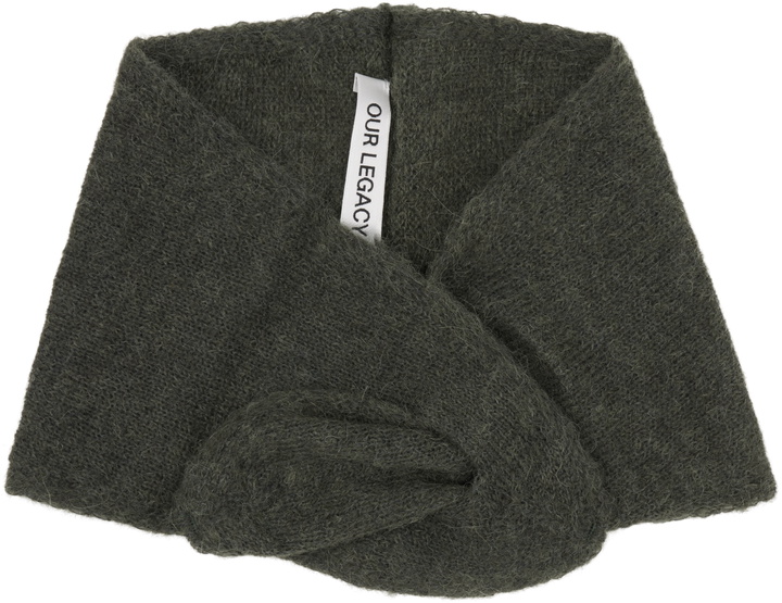 Photo: OUR LEGACY Green Miniature Scarf