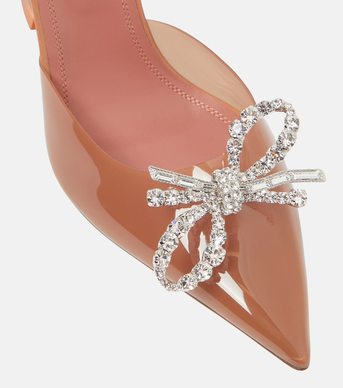 Amina Muaddi Rosie embellished PVC pumps Amina Muaddi