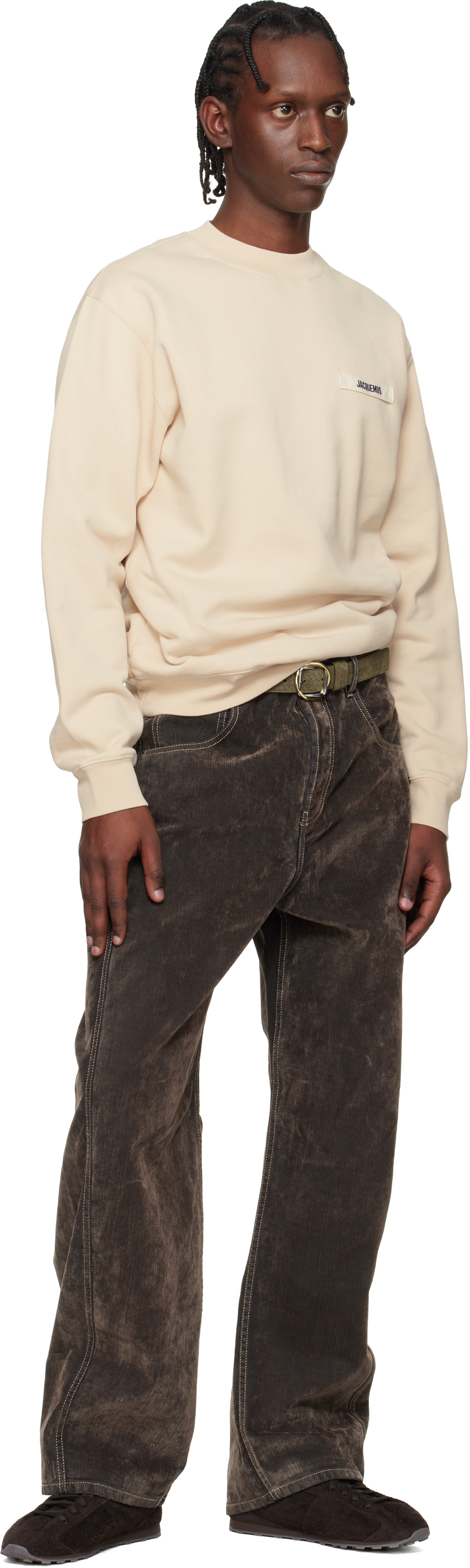 JACQUEMUS Khaki 'The Salon' Belt