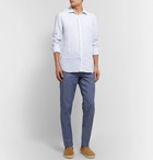 120% - Striped Linen Shirt - White