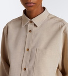Róhe Wool and silk shirt