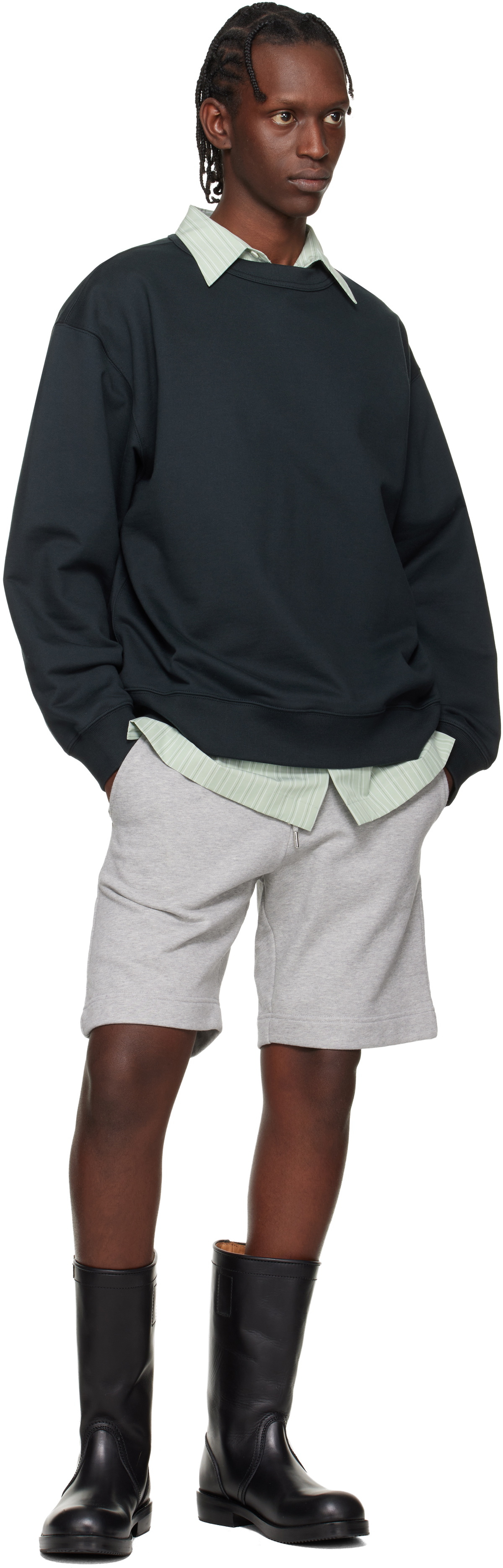 Dries Van Noten Black Oversized Sweatshirt