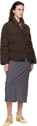 Paloma Wool Brown Ash Down Jacket