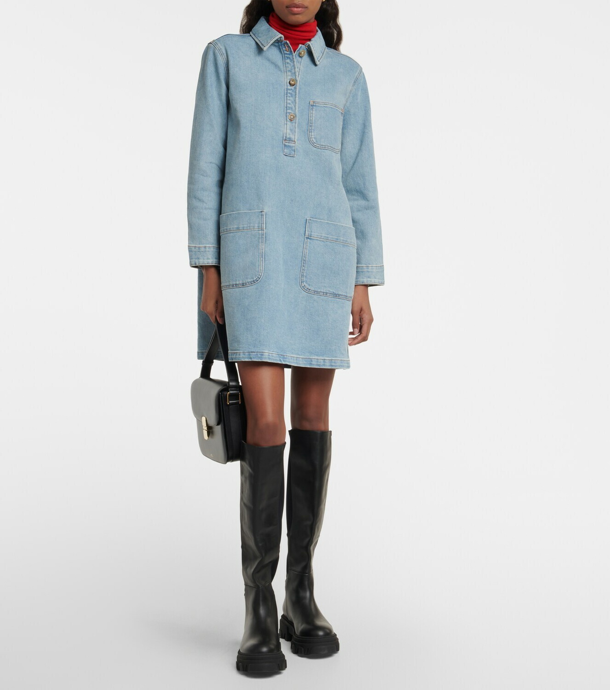 A.P.C. - Aurelia denim shirt dress A.P.C.