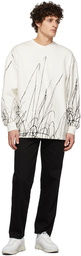 Han Kjobenhavn Off-White Strokes Sweatshirt