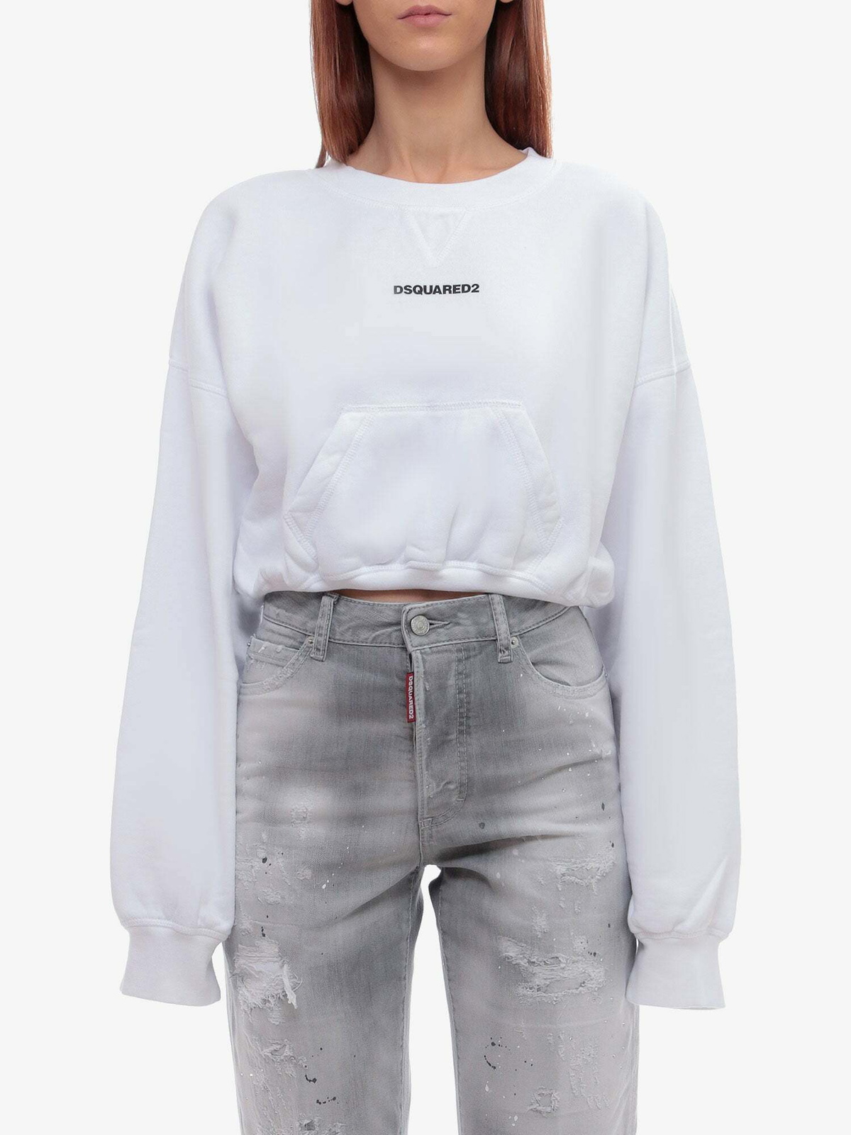 Dsquared² White Cotton Sweatshirt main image 1