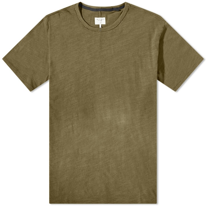 Photo: Rag & Bone Men's Classic Flame T-Shirt in Military Olive