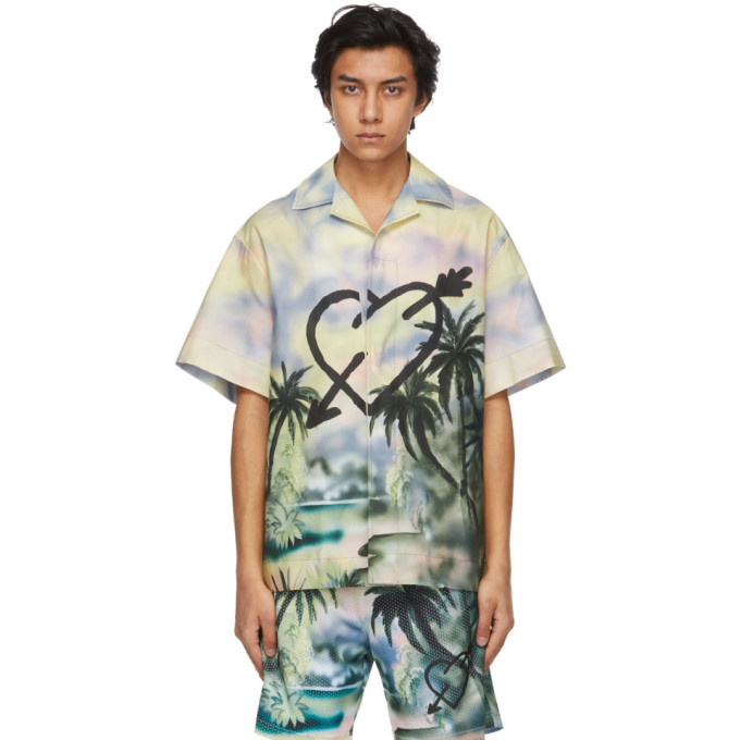 Photo: Palm Angels Multicolor Paradise Bowling Shirt