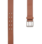 Bottega Veneta - 3.5cm Tan Leather Belt - Brown